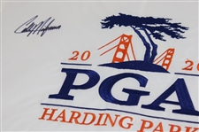 Colin Morikawa Signed 2020 PGA Championship at Harding Park Flag JSA #WIT719695
