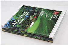 Five (5) Masters Tournament Journals 2001-02-03-04-09
