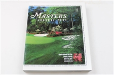 Five (5) Masters Tournament Journals 2001-02-03-04-09