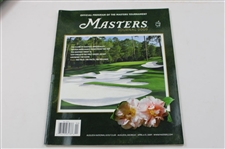 Five (5) Masters Tournament Journals 2001-02-03-04-09
