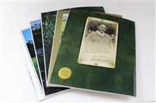 Five (5) Masters Tournament Journals 2001-02-03-04-09