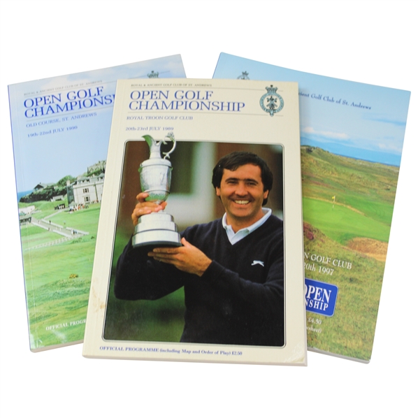 1989, 1990 & 1997 The Open Championship Official Programs