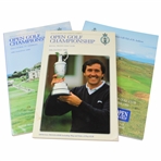 1989, 1990 & 1997 The Open Championship Official Programs