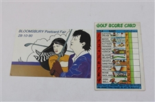 Nine (9) Golf Postcards