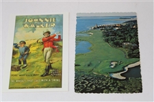 Nine (9) Golf Postcards