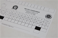 2006 PGA Championship At Medinah Unused Scorecard - Woods Win