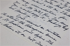 Gene Sarazen Signed 1970 Hand Written Letter To Pat Ward-Thomas About Champs Dinner JSA ALOA