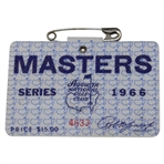 1966 Masters Tournament SERIES Badge # 4633 - Jack Nicklaus Winner
