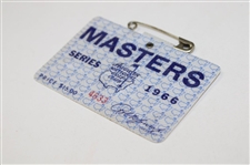 1966 Masters Tournament SERIES Badge # 4633 - Jack Nicklaus Winner