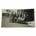 Hagen, Hutchinson, Melhorn, McLeod & Four (4) Golfers Black & White Group Photo