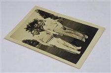Walter Hagen Signed Sepia Photo with Joe Kirkwood JSA ALOA