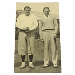MLB Legend Babe Ruth with Joe Kirkwood Photo