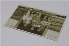 Two (2) 1934 Joe Kirkwood vs Henry Cotton Exhibition Match Postcards