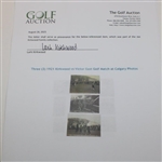 Three (3) 1921 Kirkwood vs Victor East Golf Match at Calgary Photos
