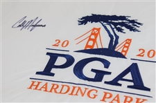 Collin Morikawa Signed 2020 PGA Championship at Harding Park Flag JSA #WIT719691