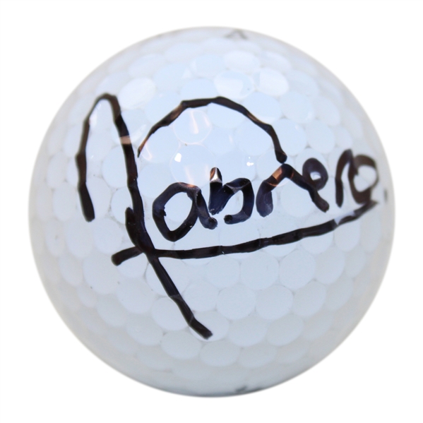 Angel Cabrera Signed Titleist Logo Golf Ball JSA ALOA