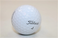 Angel Cabrera Signed Titleist Logo Golf Ball JSA ALOA