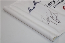 Gary Player & Ronan Keating Signed Gary Player Invitational Course Flag JSA ALOA