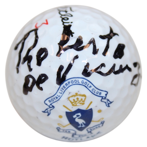 Roberto Di Vicenzo Signed Titleist Hoylake Royal Liverpool GC Logo Golf Ball JSA ALOA