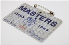 1966 Masters Tournament SERIES Badge #5348 - Jack Nicklaus Winner