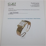 Joe Kirkwood's Personalized JK Flex-On 10kt Robot Watch - Patent Pending