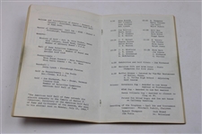 1966 The American Golf Hall of Fame Booklet - Foxburg, Pennsylvania