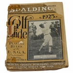 1925 Spaldings Athletic Library No. 3x Golf Guide Playing Rules of The USGA Edited by Grantland Rice
