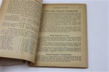 1925 Spaldings Athletic Library No. 3x Golf Guide Playing Rules of The USGA Edited by Grantland Rice