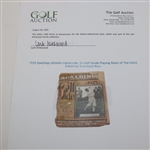 1925 Spaldings Athletic Library No. 3x Golf Guide Playing Rules of The USGA Edited by Grantland Rice