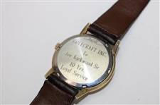 Omega 10k GF Automatic GolfCraft 10 Years Loyal Service Gifted Watch to Joe Kirkwood