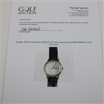 Omega 10k GF Automatic GolfCraft 10 Years Loyal Service Gifted Watch to Joe Kirkwood