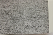 Ben Hogan Signed 1 Iron Shot at The 1950 US Open at Merion Poster JSA ALOA
