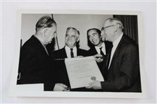1965 American Golf Hall of Fame Induction Scroll Announcing Joe Kirkwood's Selection