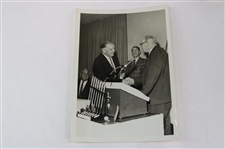 1965 American Golf Hall of Fame Induction Scroll Announcing Joe Kirkwood's Selection
