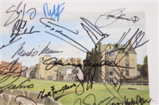 Forty-Six (46) Open Champion Signed St. Andrews Graeme Baxter Print JSA ALOA