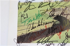 Forty-Six (46) Open Champion Signed St. Andrews Graeme Baxter Print JSA ALOA