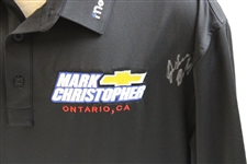 John Daly Signed Personal Straight Down Black Performance 3XL Shirt w/Sponsors JSA ALOA