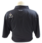 John Daly Signed Personal Straight Down Black Performance 3XL Shirt w/Sponsors JSA ALOA