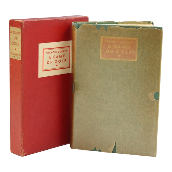 Francis Ouimet Signed 1932 A Game Of Golf Ltd Ed #390/550 Book w/Slip Cover JSA ALOA