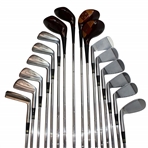 Jack Nicklaus 1981 MacGregor Ltd Ed Iron & Woods Set 1-5 #467 on Display - Mint Condition