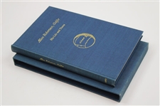 1985 'Allan Robertson, Golfer His Life And Times' Ltd Ed #405/1055 Book by Alistair Adamson