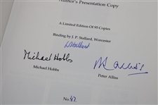 1989 'The Ryder Cup The Illustrated History' Presentation Ed #47 Book Signed by Authors Hobbs & Peter Alliss