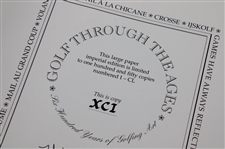 2004 'Golf Through The Ages 600 Years Of Golfing Art' Ltd Ed Book #91/150 Signed by Authors Flannery & Leech
