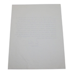 Tiger Woods Signed c1992 Original 'A Letter to the Youth of America' Letter JSA ALOA
