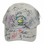 Field Multi-Signed 2013 Masters Stone Caddy Hat JSA ALOA