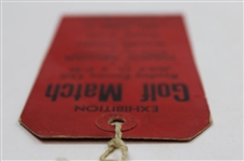 1931 Armour & Hagen vs Platt & Gunn, Jr. Golf Exhibition at Reading CC Match Ticket