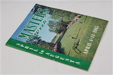 Jack Nicklaus Signed April 1965 Masters Week Magazine JSA ALOA