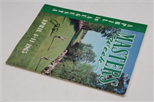Jack Nicklaus Signed April 1965 Masters Week Magazine JSA ALOA