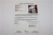 Stan Musial Signed St. Louis Cardinals Holding Bat Photo - Framed JSA #XX54160