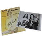 Betsy Rawls Signed 1964 SI Magazine w/Rawls Wins Womens National Open 1951 Wire Photo JSA ALOA